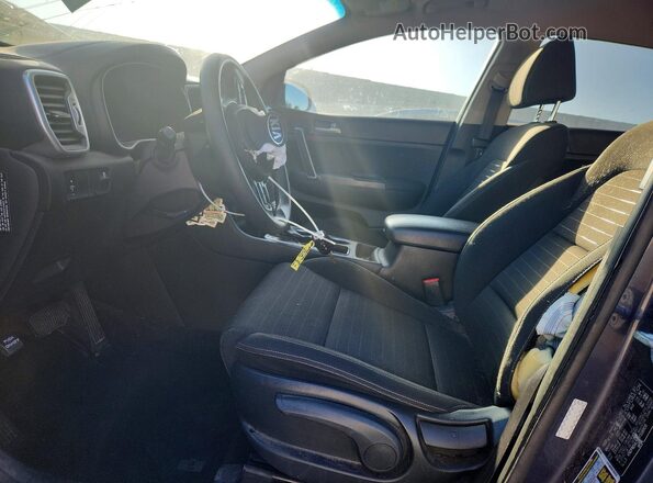 KNDPM3AC9J7338809 2018 KIA SPORTAGE Gray Вид салону спереду