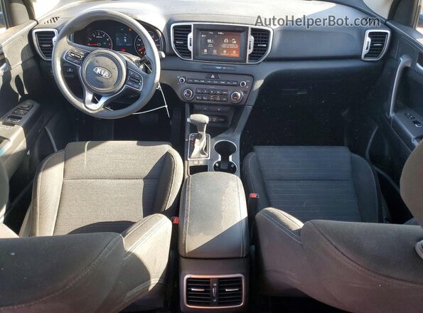 KNDPM3AC9K7615606 2019 KIA SPORTAGE Orange Առջևի վահանակի տեսք