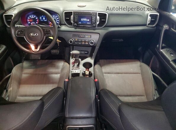 KNDPM3AC9K7620448 2019 KIA SPORTAGE Brown Widok deski rozdzielczej