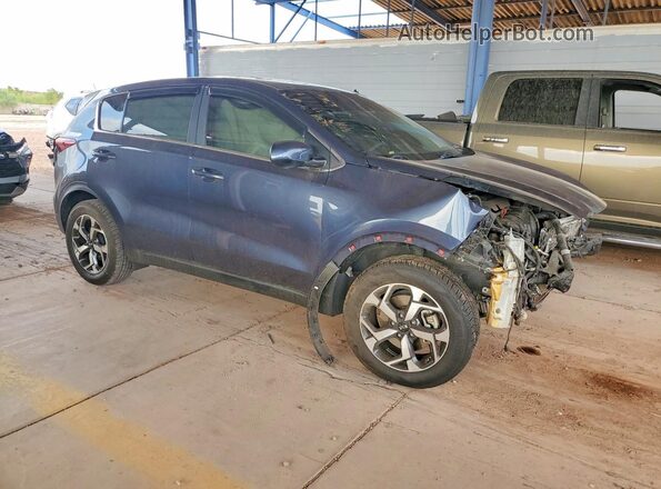 KNDPM3AC9L7637803 2020 KIA SPORTAGE Blue Передня права чверть