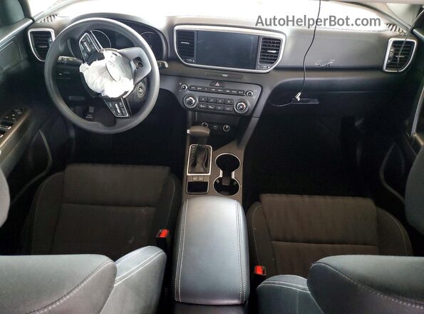 KNDPM3AC9L7637803 2020 KIA SPORTAGE Blue Вид панелі приладів
