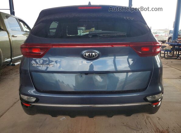 KNDPM3AC9L7637803 2020 KIA SPORTAGE Blue Вид ззаду