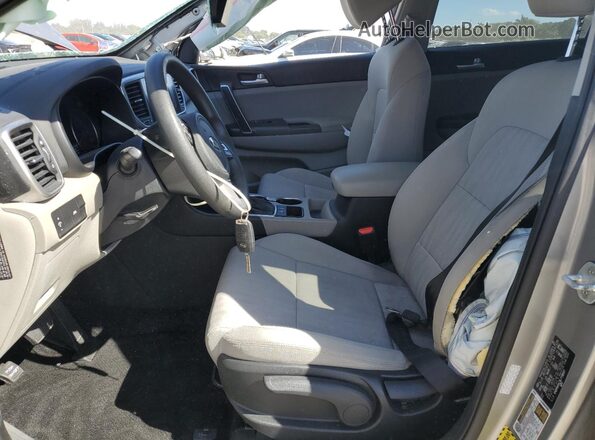 KNDPM3AC9L7738937 2020 KIA SPORTAGE Gray წინა სალონის ხედი