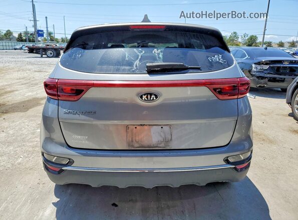 KNDPM3AC9M7878553 2021 KIA SPORTAGE Gray Вид ззаду