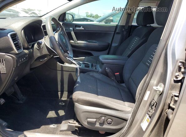 KNDPM3AC9M7878553 2021 KIA SPORTAGE Gray Вид салону спереду