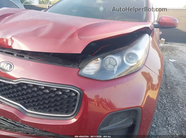 KNDPM3ACXH7097496 2017 KIA SPORTAGE Red Вид спереду