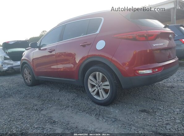 KNDPM3ACXH7097496 2017 KIA SPORTAGE Red Задня ліва чверть