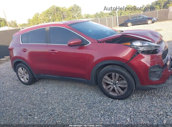 KNDPM3ACXH7097496 2017 KIA SPORTAGE Red Вид задньої частини салону