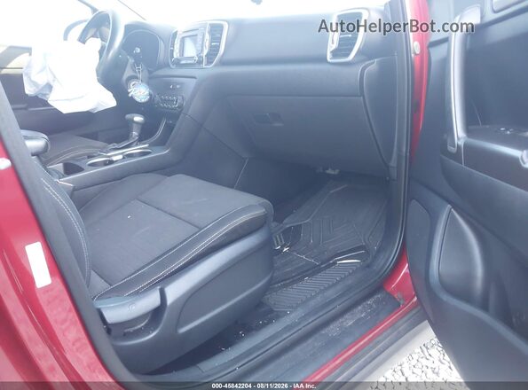KNDPM3ACXH7097496 2017 KIA SPORTAGE Red Вид салону спереду