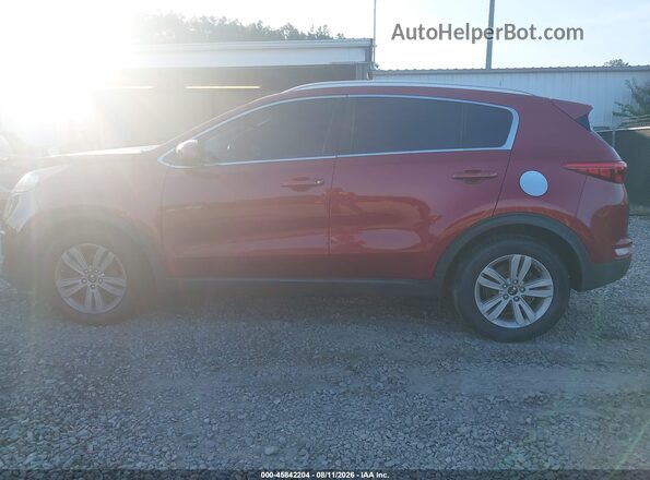 KNDPM3ACXH7097496 2017 KIA SPORTAGE Red Панорамний вид салону 360°