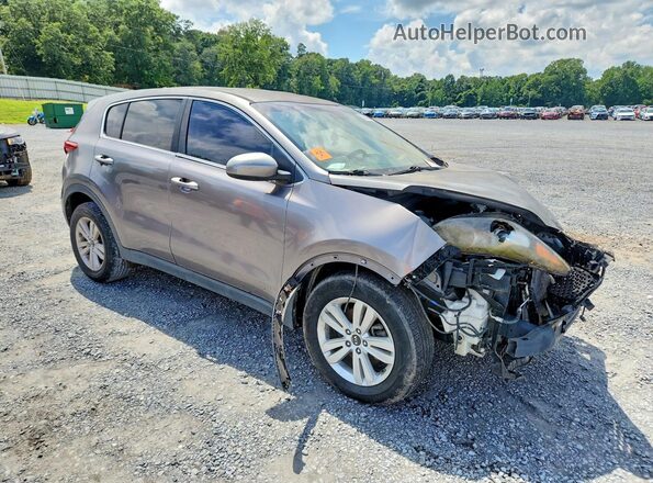 KNDPM3ACXH7132425 2017 KIA SPORTAGE Gray Delantero derecho