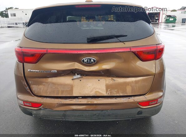 KNDPM3ACXH7206300 2017 KIA SPORTAGE Желто-коричневый 