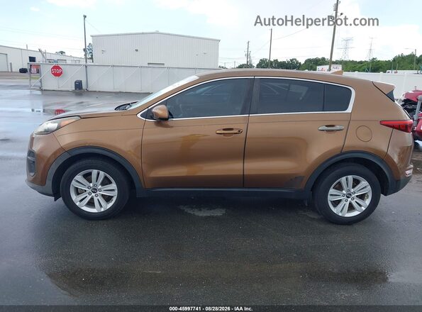 KNDPM3ACXH7206300 2017 KIA SPORTAGE Желто-коричневый Панорамный вид салона 360°