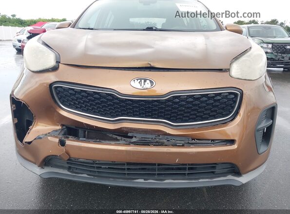 KNDPM3ACXH7206300 2017 KIA SPORTAGE Желто-коричневый Вид спереди