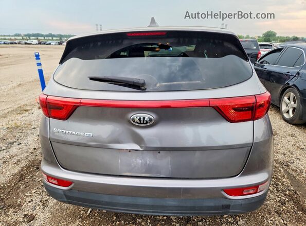 KNDPM3ACXH7210654 2017 KIA SPORTAGE Gray Widok z tyłu