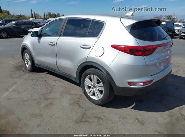 KNDPM3ACXH7281174 2017 KIA SPORTAGE Серебряный Задняя левая четверть