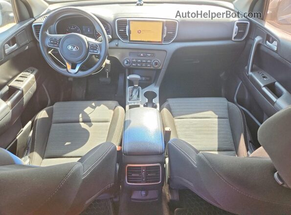KNDPM3ACXJ7317726 2018 KIA SPORTAGE Gray Widok deski rozdzielczej
