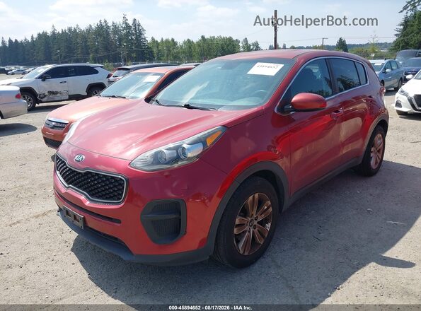KNDPM3ACXK7493810 2019 KIA SPORTAGE Red Vista tres cuartos delantera izquierda