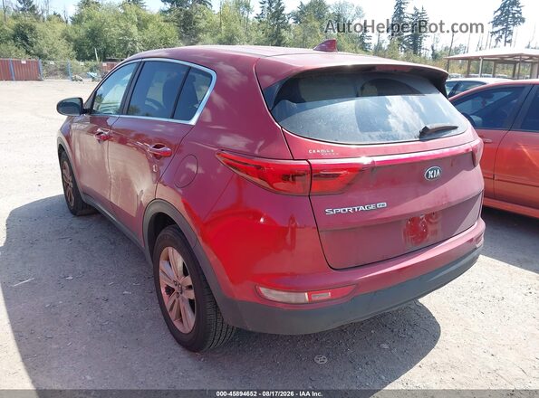 KNDPM3ACXK7493810 2019 KIA SPORTAGE Red Trasero izquierdo