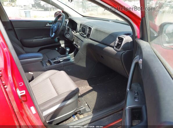 KNDPM3ACXK7493810 2019 KIA SPORTAGE Red Vista interior delantera