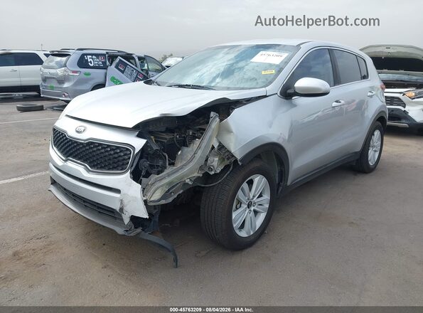 KNDPM3ACXK7572202 2019 KIA SPORTAGE Gray წინა მარცხენა ხედი სამი მეოთხედიდან