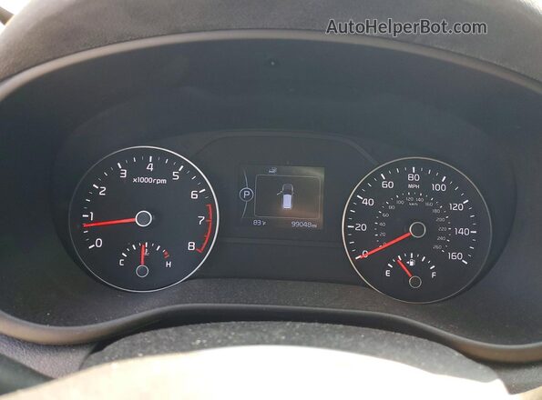 KNDPM3ACXK7591414 2019 KIA SPORTAGE Red Widok zestawu wskaźników