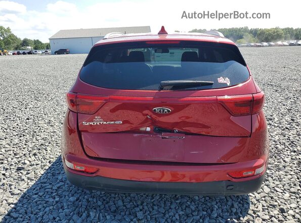 KNDPM3ACXK7591414 2019 KIA SPORTAGE Red Widok z tyłu