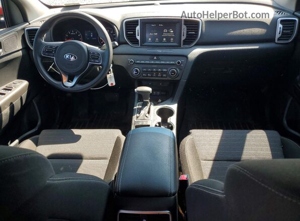 KNDPM3ACXK7591414 2019 KIA SPORTAGE Red Widok deski rozdzielczej