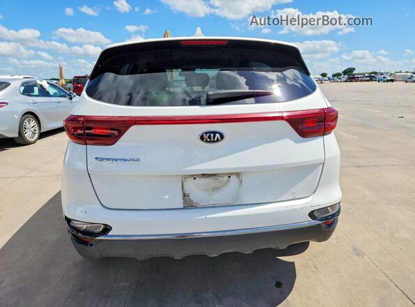 KNDPM3ACXL7640208 2020 KIA SPORTAGE White Widok z tyłu