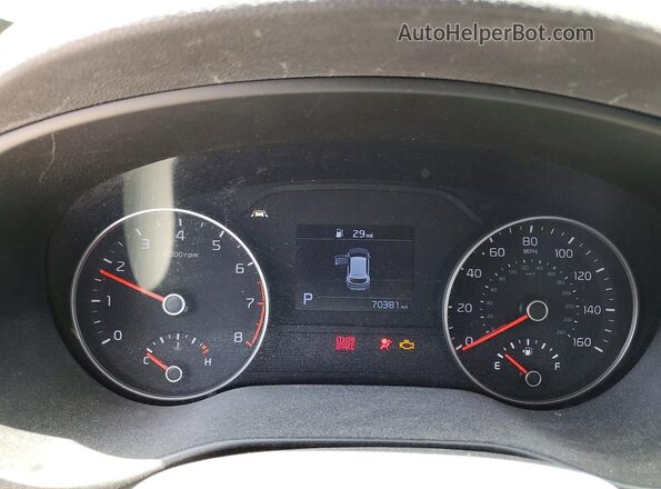 KNDPM3ACXL7711066 2020 KIA SPORTAGE Black Instrument cluster view
