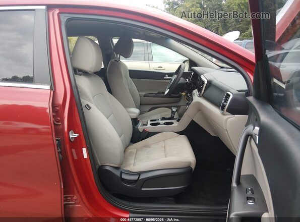 KNDPM3ACXL7714730 2020 KIA SPORTAGE Red Front interior view