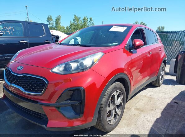 KNDPM3ACXN7003192 2022 KIA SPORTAGE Red Առջևի ձախ երեք քառորդ տեսարան