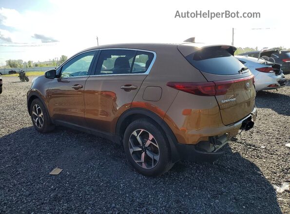 KNDPM3ZC9M7878858 2021 KIA SPORTAGELX Brown უკანა მარცხენა