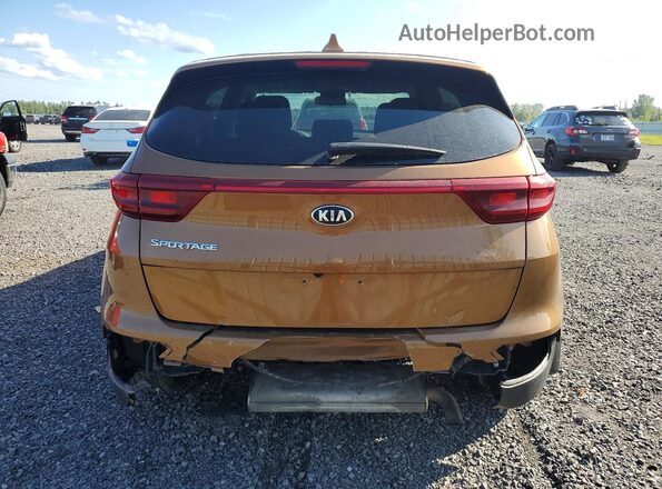 KNDPM3ZC9M7878858 2021 KIA SPORTAGELX Brown უკანა ხედი
