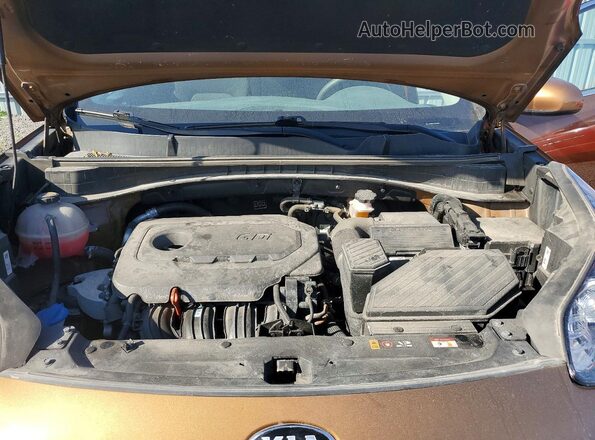 KNDPM3ZC9M7878858 2021 KIA SPORTAGELX Brown ძრავის განყოფილების ხედი
