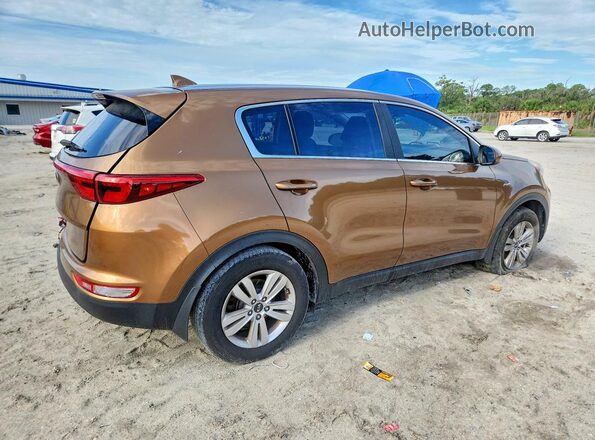 KNDPMCAC0H7191175 2017 KIA SPORTAGE Gold Tył prawy
