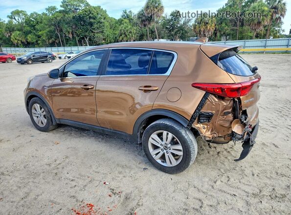 KNDPMCAC0H7191175 2017 KIA SPORTAGE Gold Tył lewy
