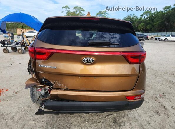 KNDPMCAC0H7191175 2017 KIA SPORTAGE Gold Widok z tyłu