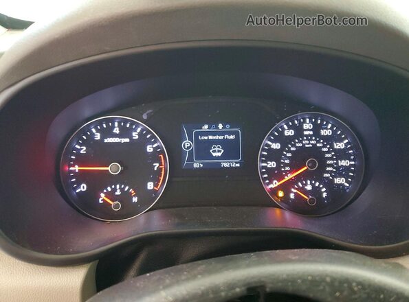 KNDPMCAC0H7244540 2017 KIA SPORTAGE Белый Вид щитка приборов