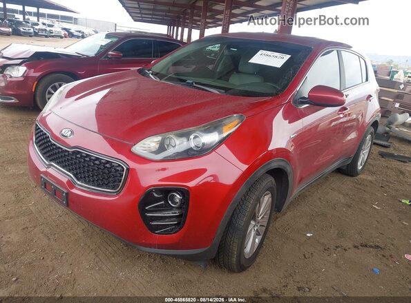 KNDPMCAC0H7273505 2017 KIA SPORTAGE Red Передня ліва чверть