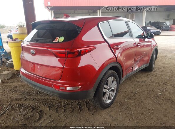 KNDPMCAC0H7273505 2017 KIA SPORTAGE Red Задня права чверть