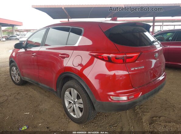 KNDPMCAC0H7273505 2017 KIA SPORTAGE Red Задня ліва чверть