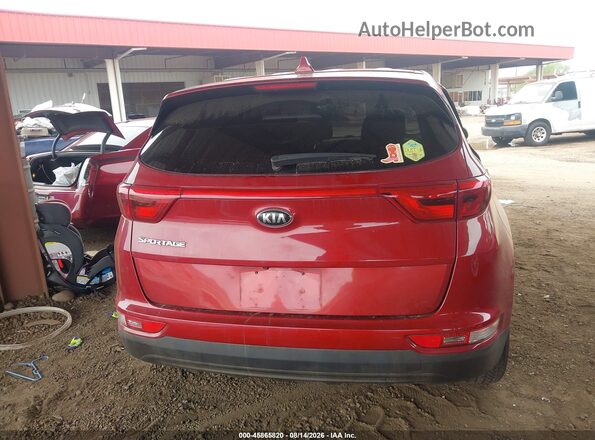KNDPMCAC0H7273505 2017 KIA SPORTAGE Red 