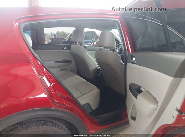 KNDPMCAC0H7273505 2017 KIA SPORTAGE Red Вид наклейки з VIN-кодом