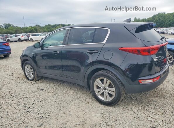 KNDPMCAC0H7277814 2017 KIA SPORTAGE Black Rear left