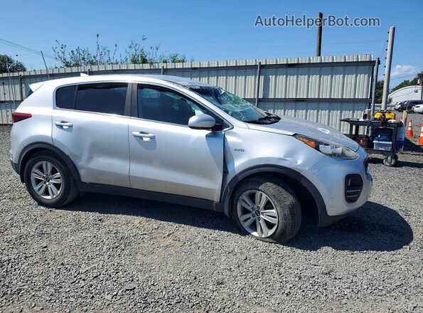 KNDPMCAC0H7292071 2017 KIA SPORTAGE Gray Передня права чверть