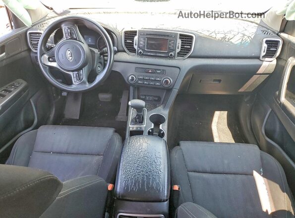 KNDPMCAC0H7292071 2017 KIA SPORTAGE Gray Вид панелі приладів