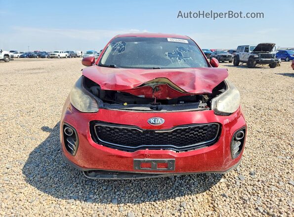 KNDPMCAC0J7406172 2018 KIA SPORTAGE Red Դիմացի տեսք