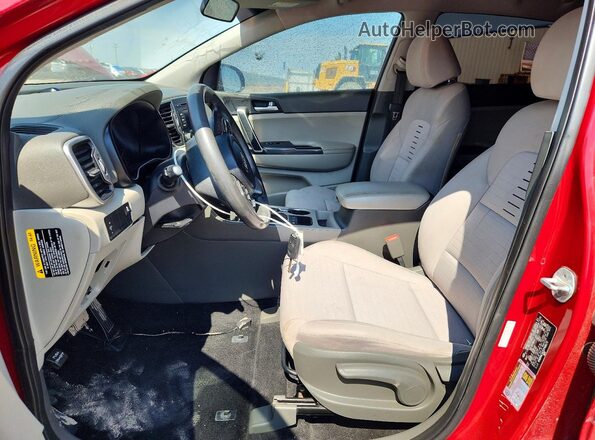 KNDPMCAC0J7406172 2018 KIA SPORTAGE Red Սալոնի դիմացի տեսք