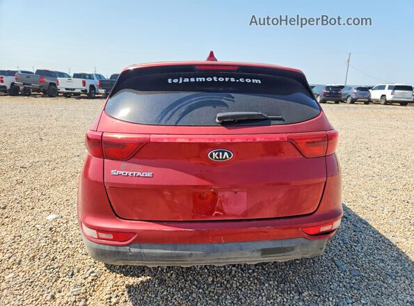 KNDPMCAC0J7406172 2018 KIA SPORTAGE Red Հետևի տեսք